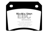 EBC 67-69 Fiat Dino 2 Ultimax2 Rear Brake Pads - UD009