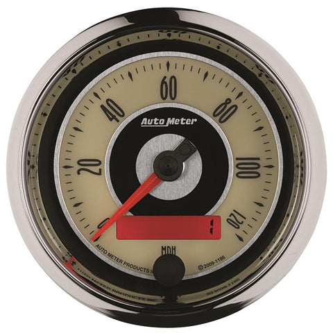 AutoMeter Gauge Speedometer 3-3/8in. 120MPH Elec. Programmable Cruiser - 1186