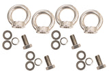 Fishbone Offroad Jeep Storage/Bed Rack Tie Down Kit Stainless Steel - FB21260