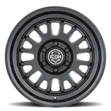 ICON Anza 17x8.5 6x5.5 25mm Offset 5.75in BS 95.1mm Hub Bore Satin Black Wheel - 8217859057SB