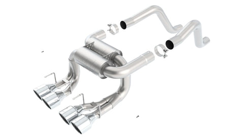 Borla 06-12 Chevrolet Corvette Z06/ZR1 6.2L/7.0L 8cyl Aggressive ATAK Exhaust (rear section only) - 11822