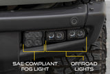 Diode Dynamics 2021 Ford Bronco Stage Series Fog Pocket Kit - Yellow Pro - DD7181