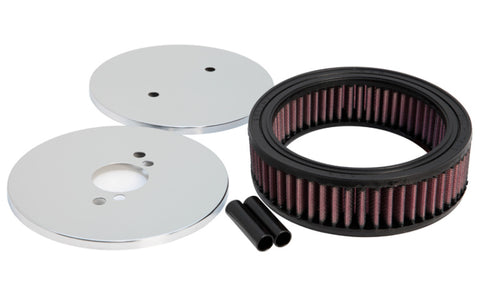 K&N Custom Round Racing Assembly Red 1.5in ID / 5.875in OD / 1.75in Height - 56-1390