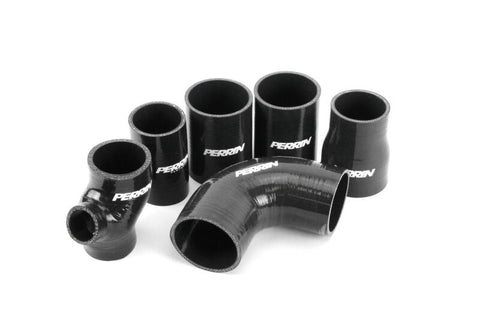 PERRIN 15-21 Subaru WRX Front Mount Intercooler Boost Tube Kit - Neon Yellow - PSP-ITR-437-3NY
