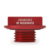 Mishimoto 87-01 Ford Mustang Hoonigan Oil Filler Cap - Red - MMOFC-MUS1-HOONRD