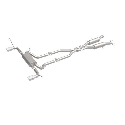 MagnaFlow Cat-Back SS 2.5in Dual Split Rear 4in Black Tip 11-16 Jeep Grand Cherokee 5.7L V8/3.6L V6 - 19216