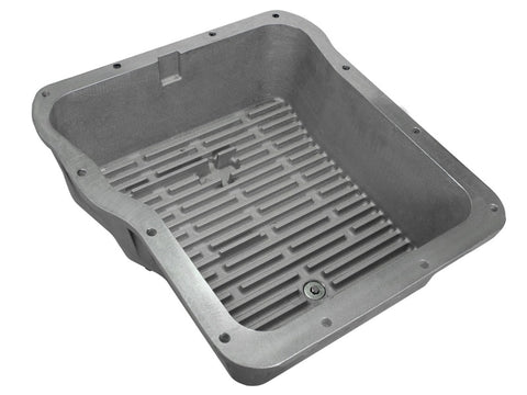 aFe Transmission Pan Cover (Raw); GM Diesel Trucks 01-14 V8-6.6L (td) - 46-70070