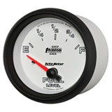 AutoMeter Gauge Fuel Level 2-5/8in. 0 Ohm(e) to 90 Ohm(f) Elec Phantom II - 7814