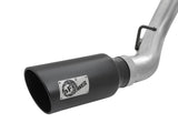 aFe LARGE Bore HD 4in Dual DPF-Back SS Exhaust w/Black Tip 16-17 GM Diesel Truck V8-6.6L (td) LML - 49-44080-B