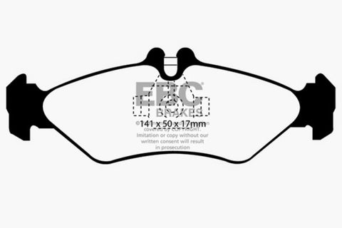 EBC 02-03 Mercedes-Benz Commercial Sprinter Box Van (ATE Rears) Ultimax2 Rear Brake Pads - UD1545