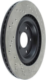 StopTech 12 Audi S4 Rear Right Drilled Rotor - 128.33137R