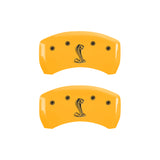 MGP Rear set 2 Caliper Covers Engraved Rear Tiffany Snake Yellow finish black ch - 10203RSNKYL