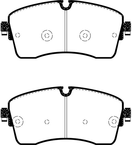 EBC 2018+ Jaguar E-Pace 2.0L Turbo (246) Greenstuff Front Brake Pads - DP62385