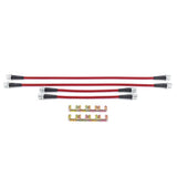 Power Stop 04-06 Toyota Tundra Front & Rear SS Braided Brake Hose Kit - BH00129