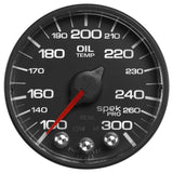 Autometer Spek-Pro 52.4mm 100-300 F Deg Digital Stepper Motor Oil Temp Gauge - P322328