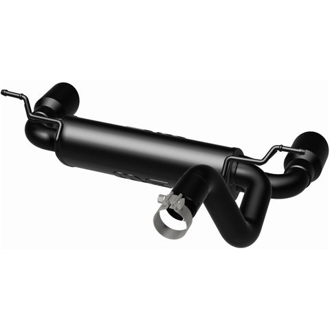 MagnaFlow 2018+ Jeep Wrangler 3.6L Dual Black Tip Axle-Back Exhaust - 19388
