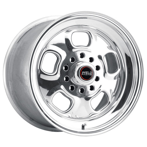 Weld Rodlite 15x4 / 5x4.5 & 5x4.75 BP / 2.5in. BS Polished Wheel - Non-Beadlock - 93-54344