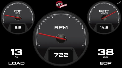 aFe AGD Advanced Gauge Display Digital 5.5in Monitor 08-18 Dodge/RAM/Ford/GM Diesel Trucks - 77-91001