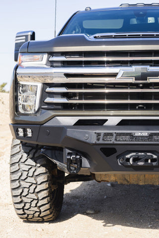 DV8 Offroad 20-23 Chevrolet Silverado 2500/3500 Spec Series Front Bumper w/ Winch - FBCS2-03