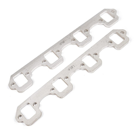 Stainless Works SBF Stock Rectangular Shaped Port 304SS Exhaust Flanges 1-5/8in Primaries (2in BP) - HFSBF1