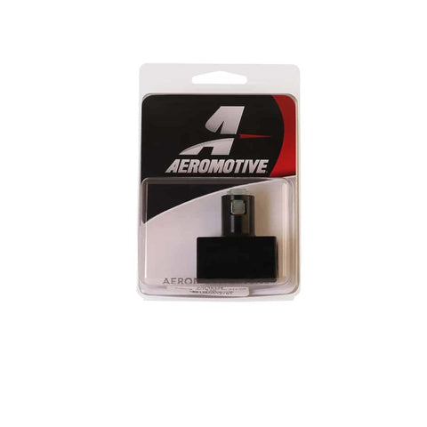 Aeromotive Fitting - Tee - 2x AN-08 Port - 3/8 Quick Connect - 15137