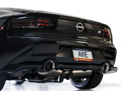 AWE 2023 Nissan Z RZ34 RWD Track Edition Catback Exhaust System w/ Chrome Silver Tips - 3020-32400