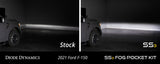Diode Dynamics 21-22 Ford F-150 SS3 LED Fog Pocket Kit - Yellow Sport - DD7311