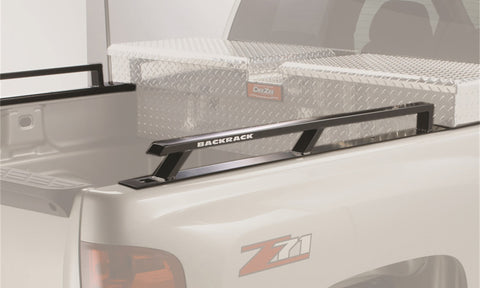 BackRack 20-23 Silverado/Sierra 2500/3500HD Only 6.5ft Bed Siderails - Toolbox 21in - 65524TB