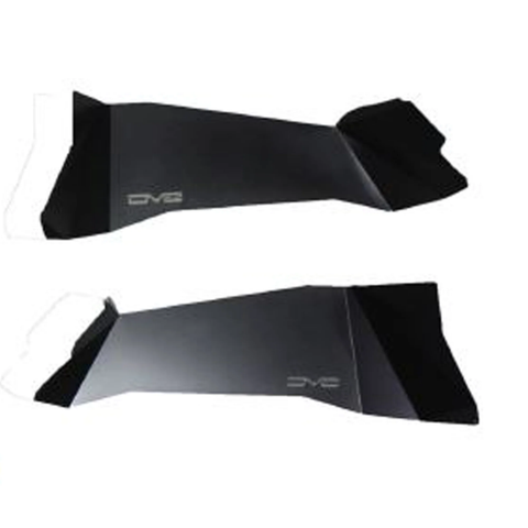 DV8 Offroad 07-18 Jeep Wrangler JK Rear Aluminum Inner Fender - Black - INFEND-01RB