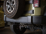 aFe Vulcan Series 2.5in 304 SS Axle-Back Exhaust Polished 07-18 Jeep Wrangler (JK) V6-3.6/3.8L - 49-38086-P