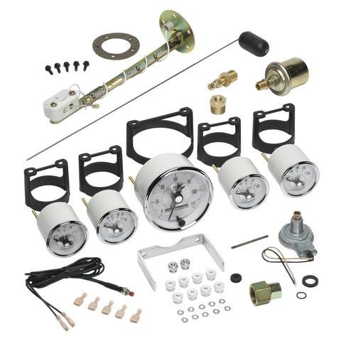 Autometer Prestige Series Pearl 5 Piece Gauge Kit - 2006