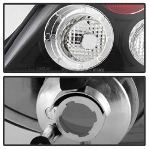 Spyder Hyundai Tiburon 03-05 Euro Style Tail Lights Black ALT-YD-HYT03-BK - 5005434