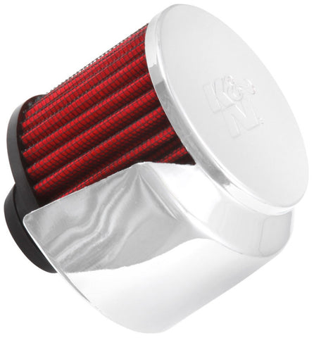 K&N 1in Flange L x 3in OD x 2.5in Height Clamp On Crankcase Vent Filter - 62-1516