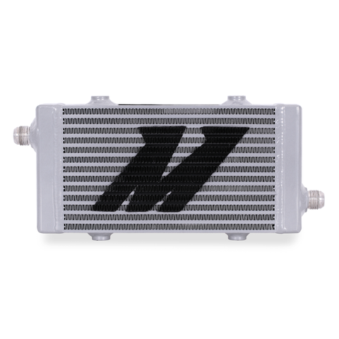 Mishimoto Universal Small Bar and Plate Cross Flow Silver Oil Cooler - MMOC-SP-SSL