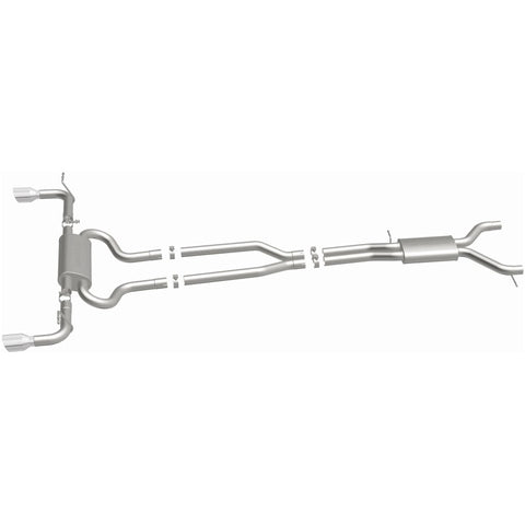 MagnaFlow 07 Audi Q7 V8 4.2L Dual Split Rear Exit Stainless Cat-Back Perf Exhaust - 15085