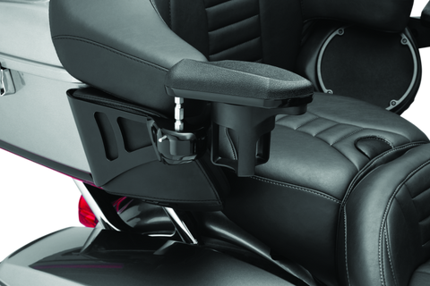 Kuryakyn Passenger Armrest 14-Up Touring & Tri Glide Black - 8700
