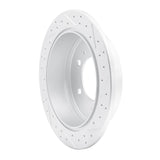 R1 06-10 Hummer H3T Rear Left Drilled & Slotted Geo-Carbon Rotor - 830-93001L