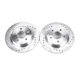 Power Stop 12-18 Ford Focus Rear Evolution Drilled & Slotted Rotors - Pair - AR85145XPR