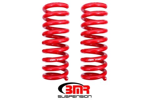 BMR 08-18 Dodge Challenger Rear Lowering Springs 1.25in Drop Performance Version - Red - SP112R