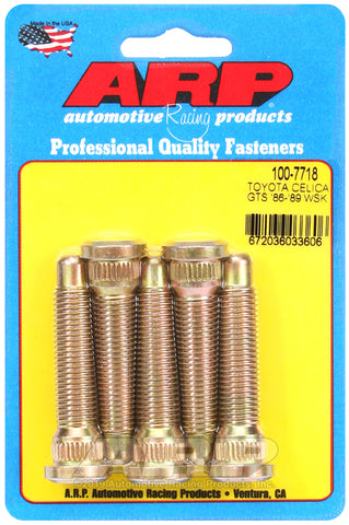 ARP 86-89 Toyota Celica GTS Front Wheel Stud Kit - 100-7718