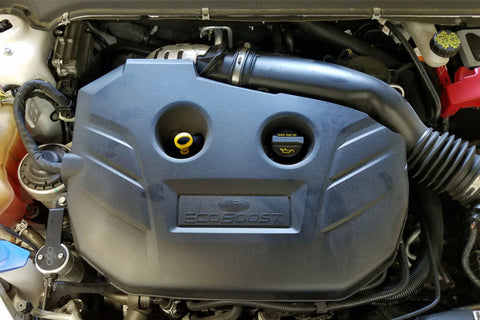 J&L 13-19 Ford Fusion 2.0L EcoBoost Passenger Side Oil Separator 3.0 - Clear Anodized - 3032P-C
