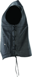 River Road Old Skool Leather Vest Black - Large - 094433