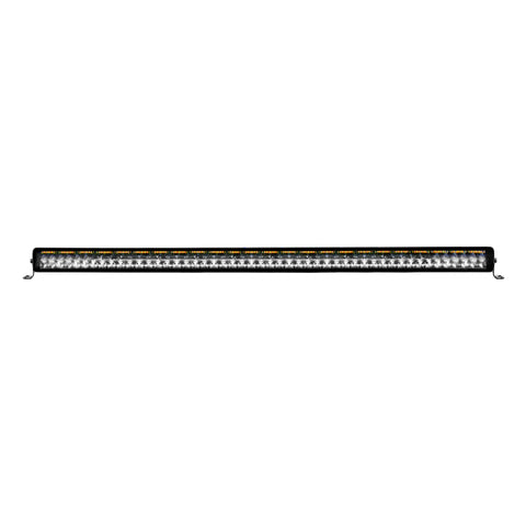 Go Rhino Universal Blackout Combo Series 50in Double Row LED Light Bar w/ Amber Lighting - Black - 754805012CDS