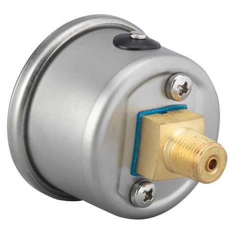 Autometer AutoGage 1.5in Liquid Filled Mechanical 0-15 PSI Fuel Pressure Gauge - Black - 2172