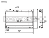 Koyo 08-15 Subaru WRX / STI 05-09 Subaru Legacy GT 2.5L (MT / w/ Filler Neck) Radiator - VH091662