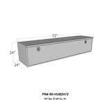 Westin/Brute HD Under Body 24in x 72in Drop Down Door - Aluminum - 80-HUB2472