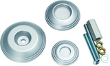 Kuryakyn Lodestar Rear Axle Sliders-BMW-Silver - 3808