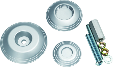 Kuryakyn Lodestar Rear Axle Sliders-BMW-Silver - 3808