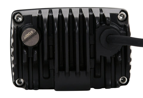KC HiLiTES C-Series 2in. C2 LED Light 20w Area Flood Beam (Single) - Black - 1328