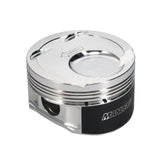 Manley Ford 3.5L Ecoboost 3.642in Bore 1.239in Comp Height -8.5cc Dish Extreme Duty Piston Set - 594800CE-6